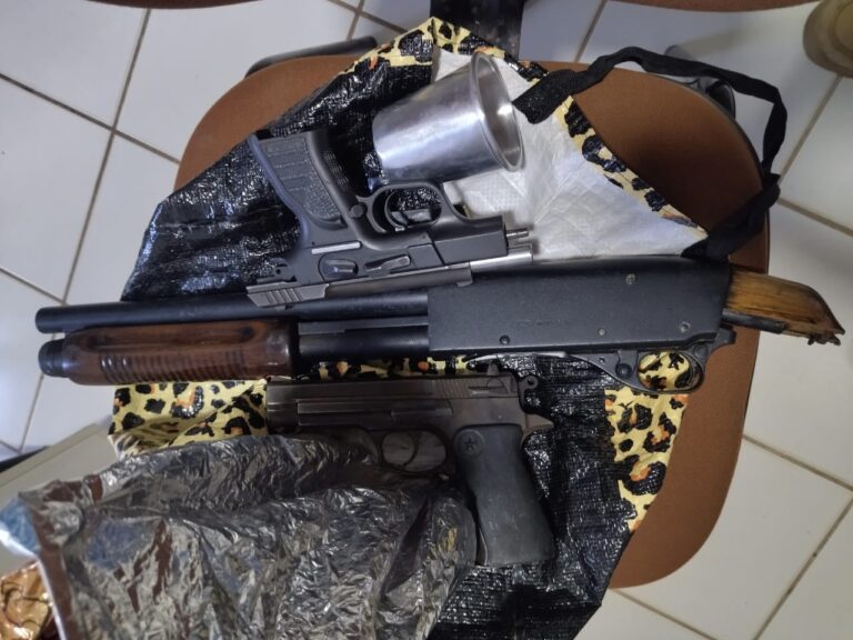 Polícia apreende arsenal de armas de fogo que vinha sendo utilizado em crimes graves em Senador Guiomard