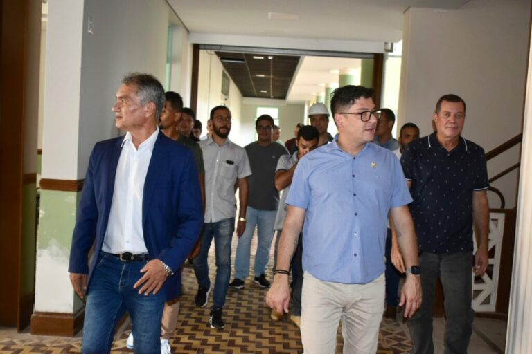 Minoru e Cirleudo visitam fase final das obras no Museu dos Povos Acreanos