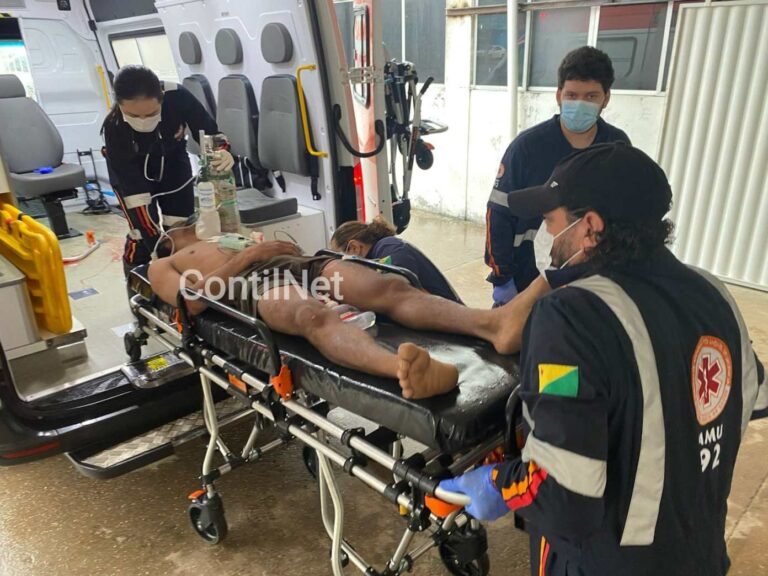 Assaltante é baleado no peito após roubar moto de entregador em Rio Branco