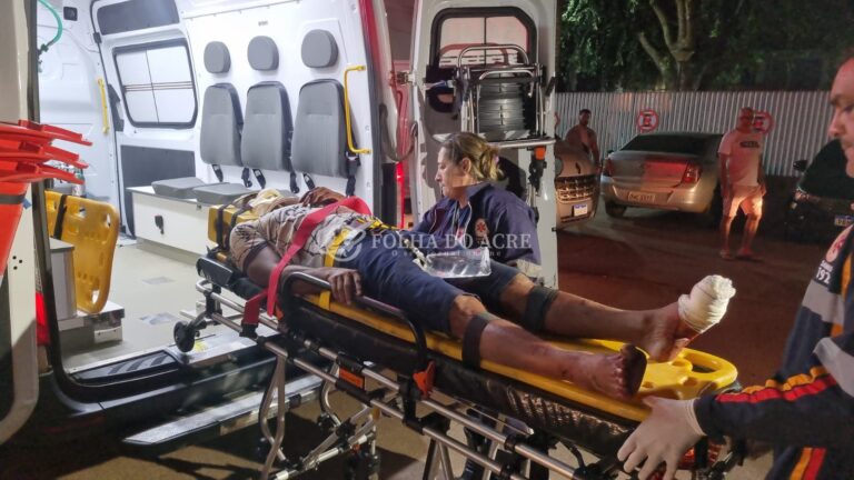 Motociclista tem dedo amputado após perder o controle da motocicleta