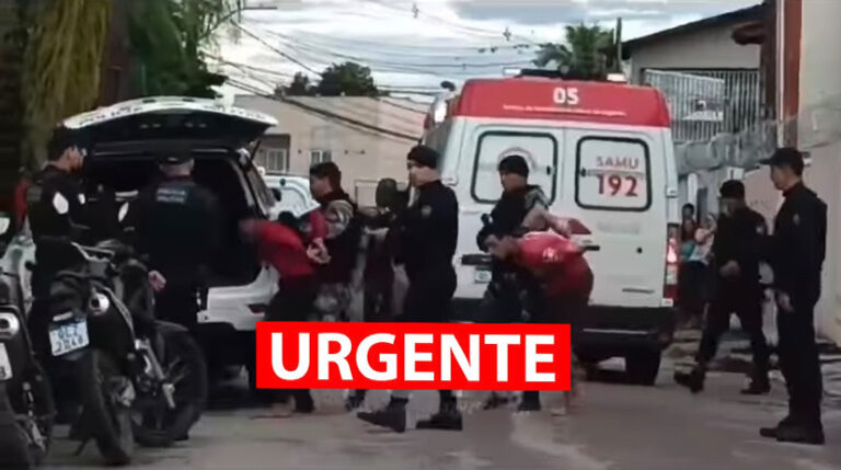 Assaltante é baleado pela polícia ao tentar assaltar casa no Bosque; outros dois são presos