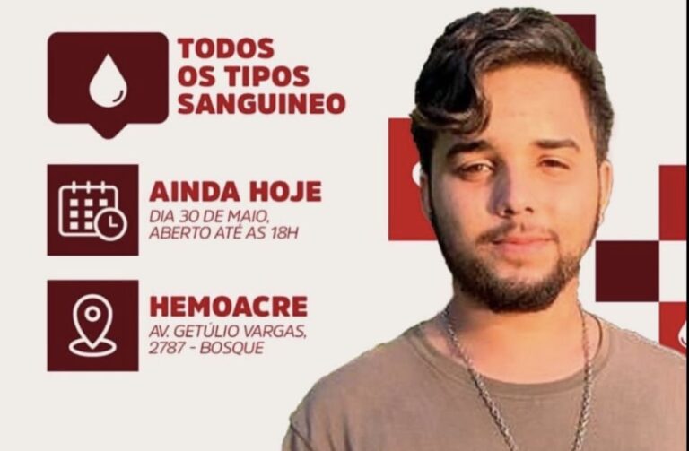 Família de jovem atropelado por adolescente pede doação de sangue urgente