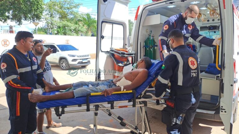 Acompanhada do atual, mulher tenta matar ex-marido a pauladas e garrafadas em Rio Branco