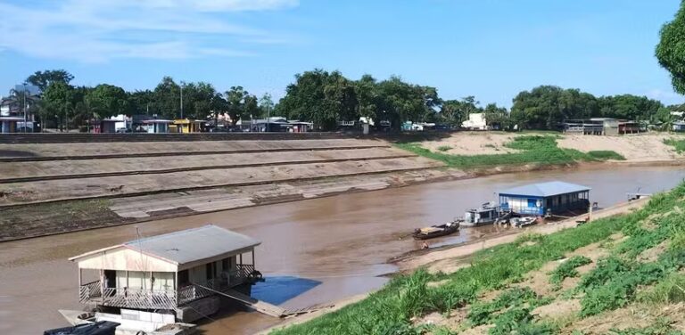 Rio Acre registra o menor nível dos últimos dez anos para maio em Rio Branco