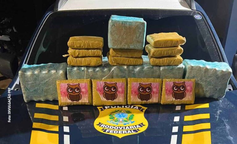 PRF apreende quase 33 kg de drogas na BR-364, em Rio Branco