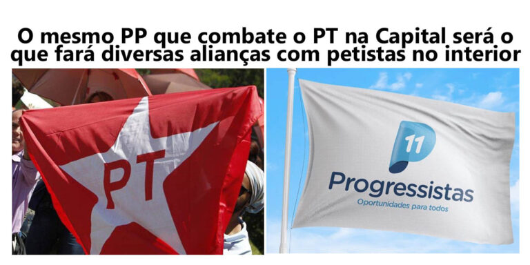 O mesmo PP que combate o PT na Capital será o que fará diversas alianças com petistas no interior