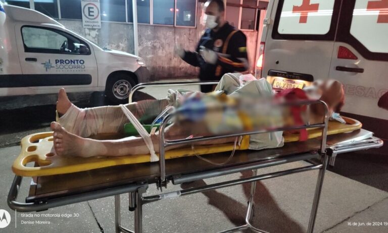 Trabalhador sofre grave acidente ao cair de andaime durante obra no Acre