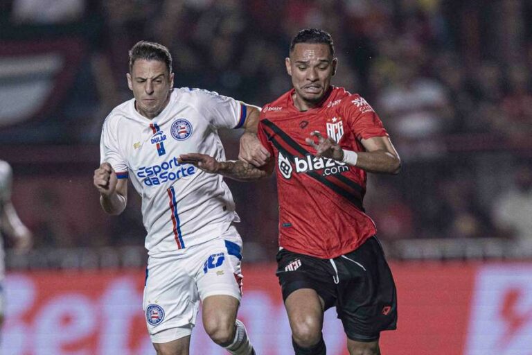 Atlético-GO e Bahia ficam no empate com final dramático no Brasileirão
