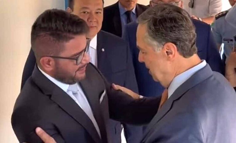 Ministro do STF é recebido em Rio Branco por Gladson e membros do Tribunal de Justiça