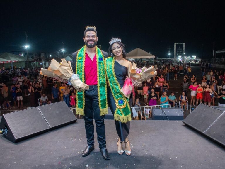 Jeferson e Valéria são eleitos rei e rainha do Festival da Farinha em Cruzeiro do Sul; veja a premiação