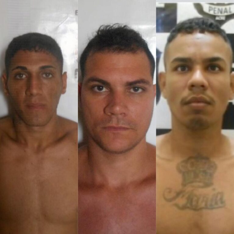 Após 15 dias de fuga, três detentos do Complexo Prisional de Rio Branco ainda não foram recapturados