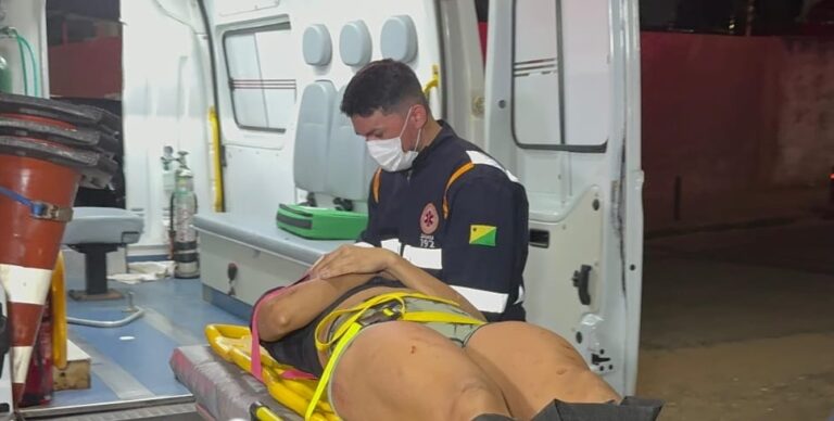 Vítima é arremessada em colisão e motorista foge sem prestar socorro em Rio Branco
