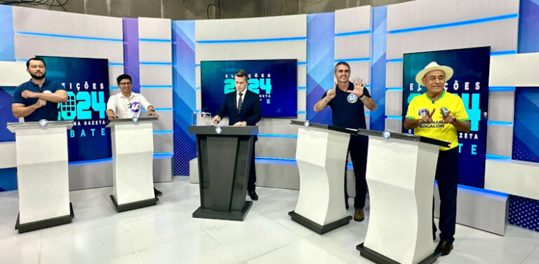 Clima esquenta no último debate da TV Gazeta entre candidatos a prefeito de Rio Branco