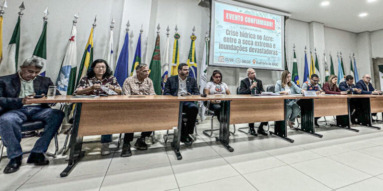 “Precisamos unir esforços e agir com a ética da responsabilidade que a situação exige”, diz Socorro Neri em Audiência Pública sobre a crise hídrica no Acre