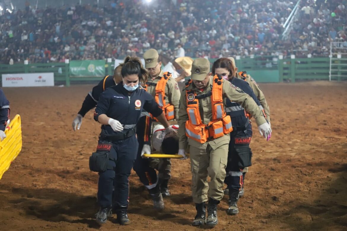 Peão foi socorrido e encaminhado ao hospital/Foto: ContilNet