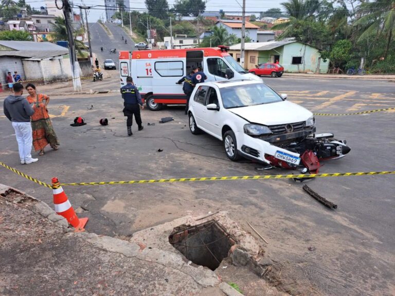 Dois acidentes de trânsito envolvendo motocicletas são registrados em Cruzeiro do Sul nesta sexta-feira