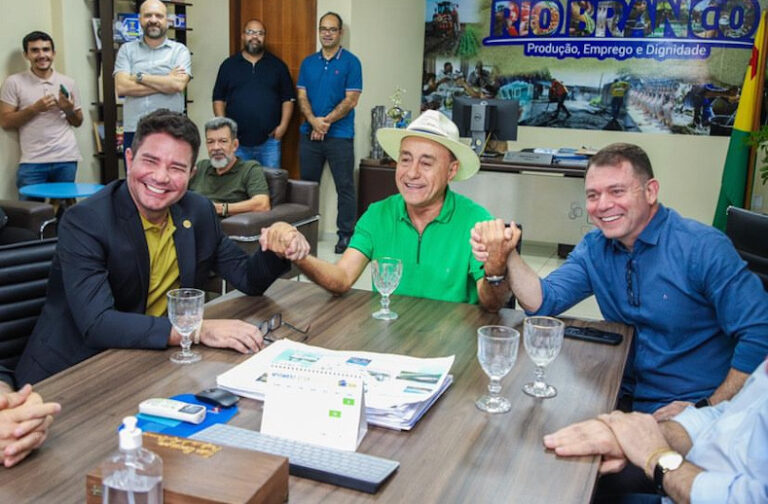 Gladson visita Bocalom e Alysson para alinhar  parcerias entre governo e prefeitura para 2025