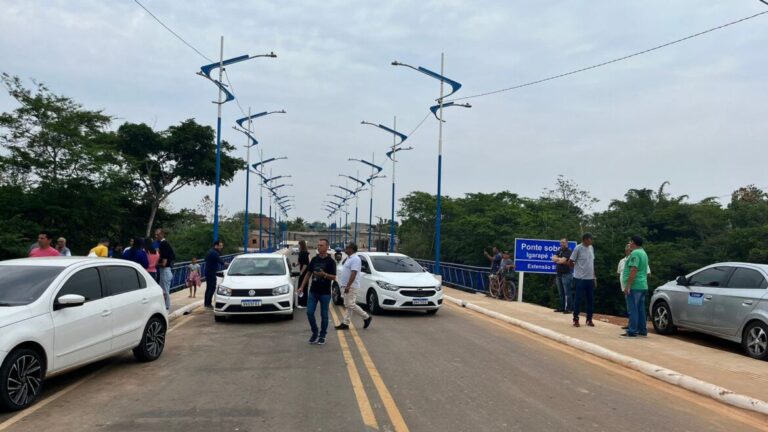 Ponte sobre o Igarapé Judia é inaugurada pela Prefeitura de Rio Branco