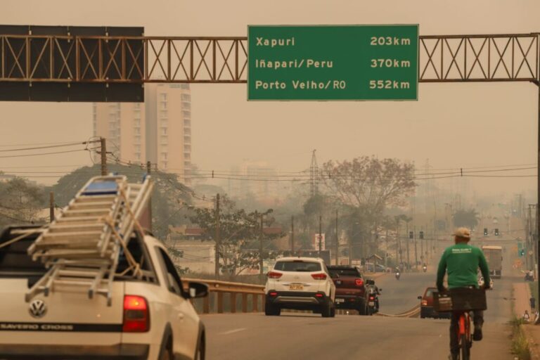 Qualidade do ar piora e Rio Branco volta a ser a cidade mais poluída do Brasil