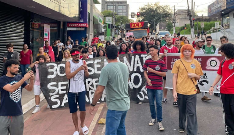 Manifestação em Rio Branco critica escala 6×1 e reforça mobilização trabalhista