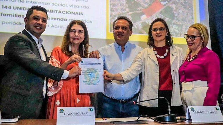 Governo Federal doa terreno para construção de 144 moradias populares  no Acre