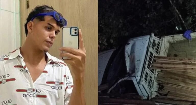 Jovem morre esmagado por caminhão durante acidente em Cruzeiro do Sul