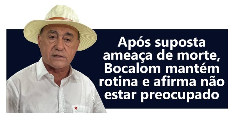 Após suposta ameaça de morte, Bocalom mantém rotina e afirma não estar preocupado