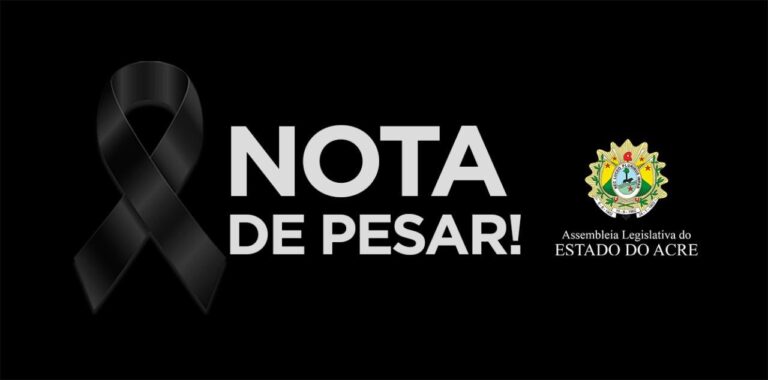 ALEAC publica Nota de Pesar lamentando a morte do empresário Rodrigo Pires