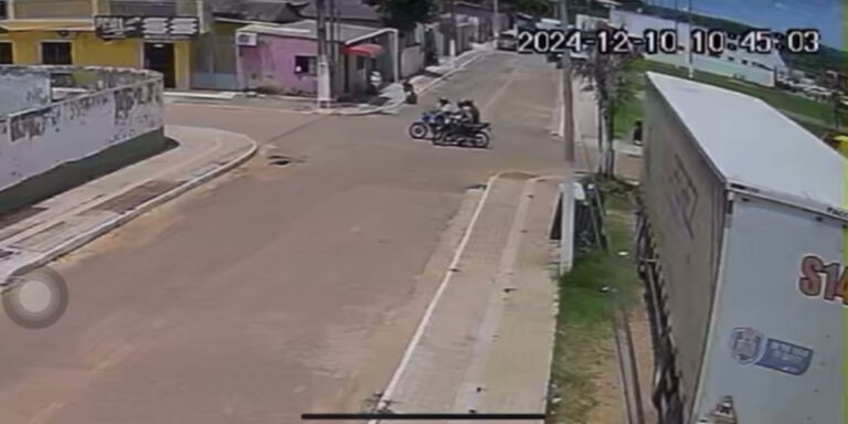 Mulher é vítima de assalto à mão armada e tem motocicleta roubada em Epitaciolândia; veja o vídeo