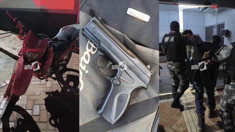 GIRO intercepta suspeitos bolivianos com arma falsa e impede assalto em Epitaciolândia