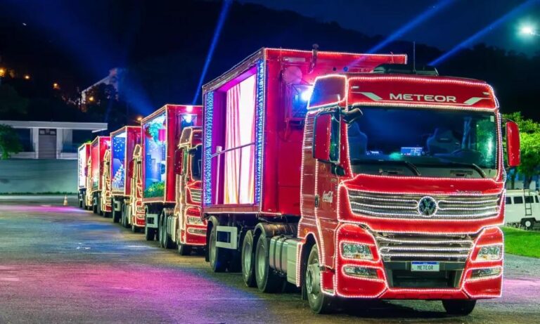 Caravana de Natal da Coca-Cola começa hoje às 18h em Rio Branco; confira os pontos de parada