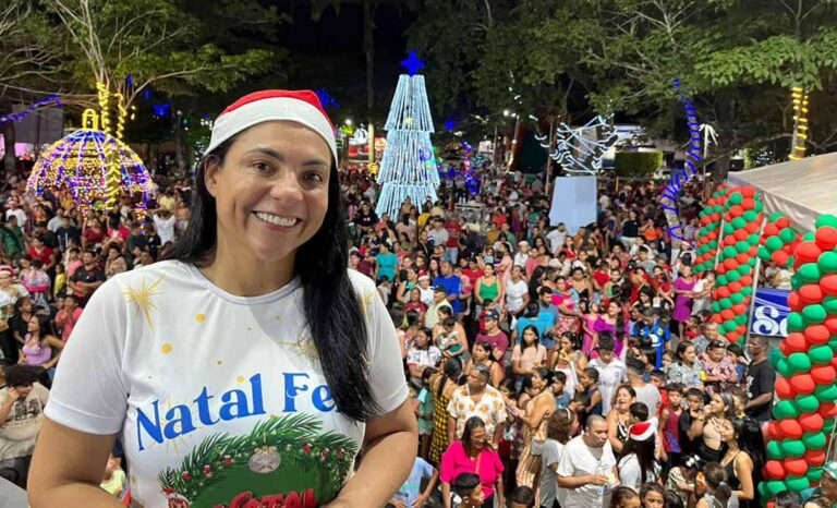 Prefeita Rosana Gomes realiza o Natal Feliz em Senador Guiomard