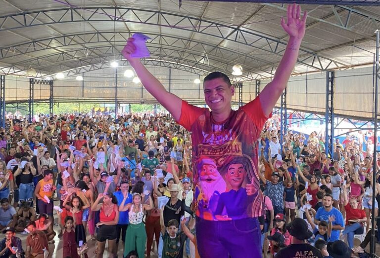 Primeira edição do “Bingão de Natal do Tio Pablo” reúne centenas de pessoas em Sena Madureira