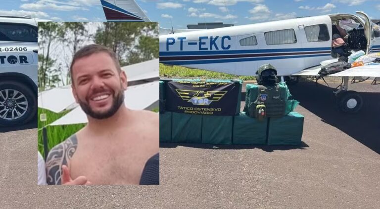 Piloto que caiu com avião no Acre é preso com mais de 400 kg de drogas em SP