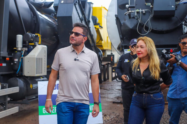 Gladson e Sula Ximenes entregam a usina de asfalto mais moderna do Acre, com R$ 5,6 milhões de investimento, após 20 anos de espera