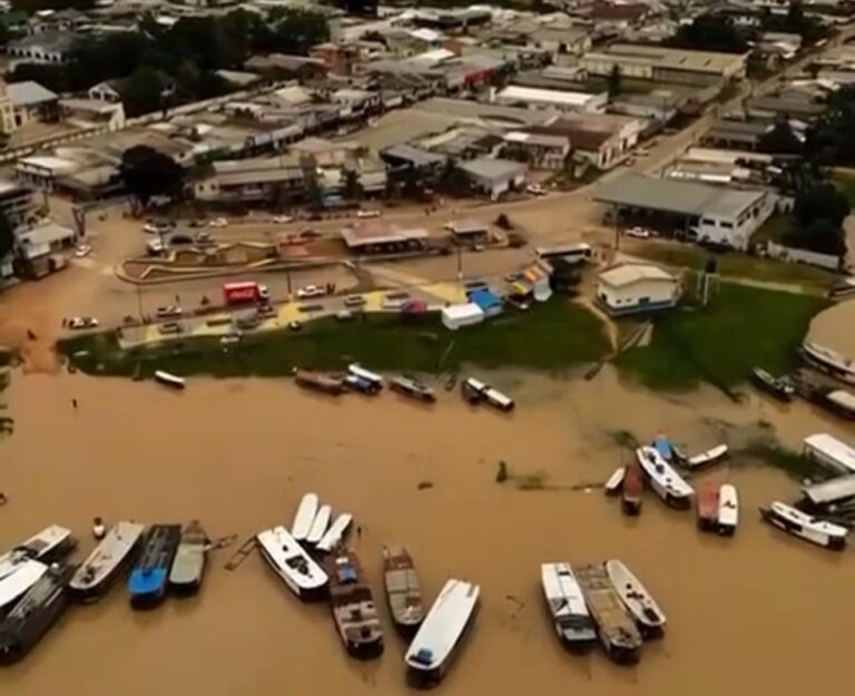 Após atingir cota de alerta, Rio Envira apresenta sinais de vazante em Feijó