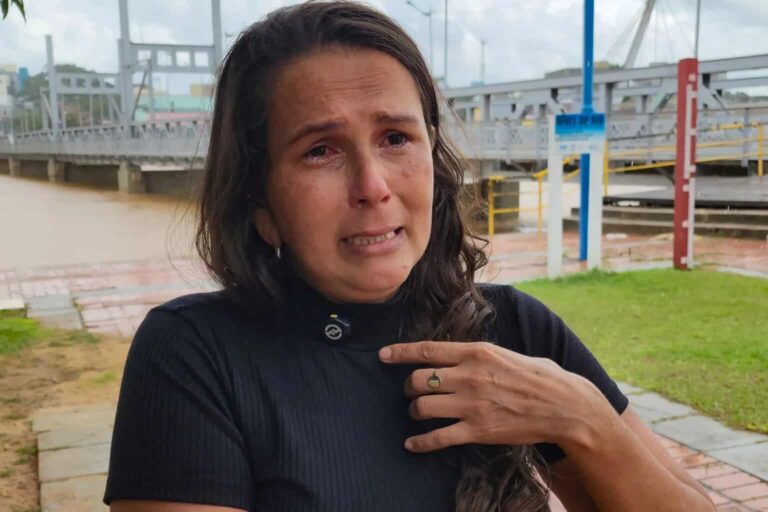 “Só quero poder sepultar meu filho”, diz mãe de jovem que desapareceu no Rio Acre
