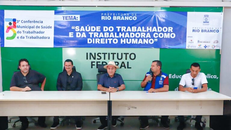 Prefeitura de Rio Branco promove 3ª Conferência de Saúde, com foco na saúde e direitos do trabalhador
