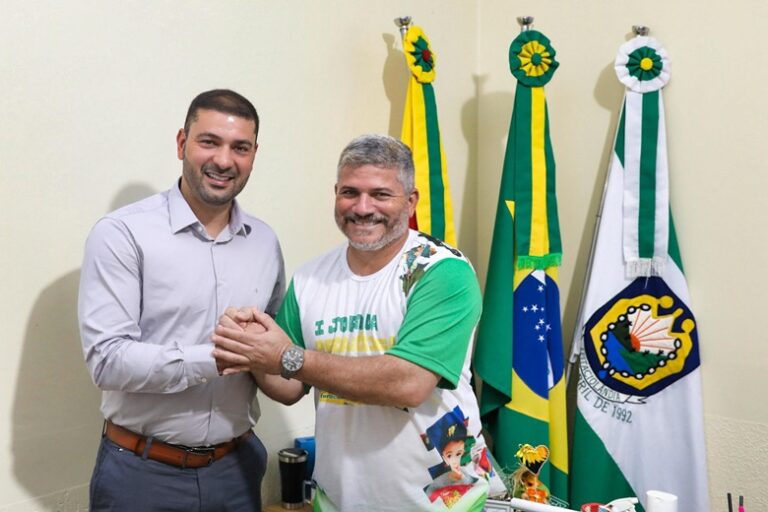 “É a primeira vez em cinco anos que recebo a visita de um presidente da Aleac”, diz prefeito ao recepcionar Nicolau