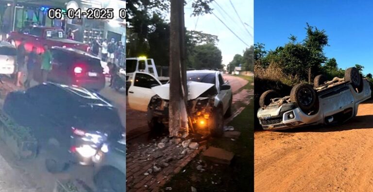 Madrugada agitada no interior: três acidentes são registrados na mesma cidade