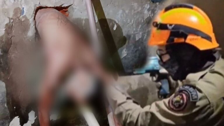 Detento fica preso em buraco na parede de cela ao tentar fugir no presídio de Rio Branco