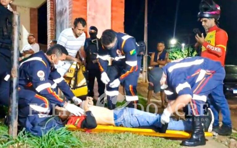 Mototaxista é baleado pelo namorado da sua ex-esposa ao ir buscar o filho no bairro Eldorado, em Rio Branco