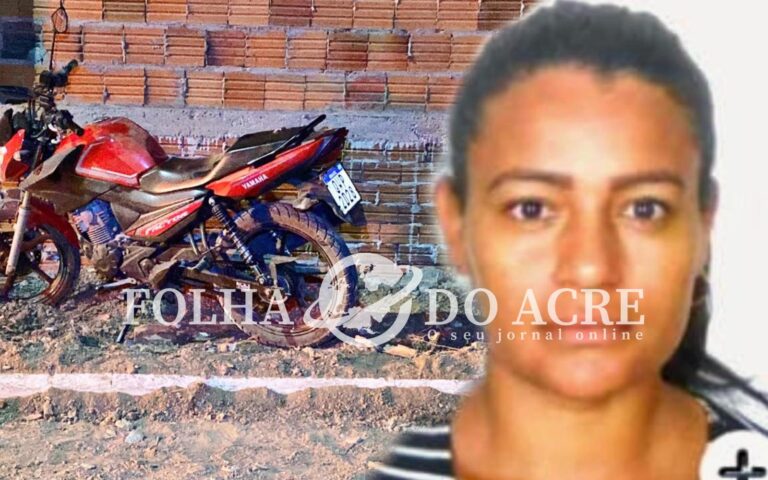 Mulher morre após perder controle de moto e colidir contra muro de residencial em Rio Branco