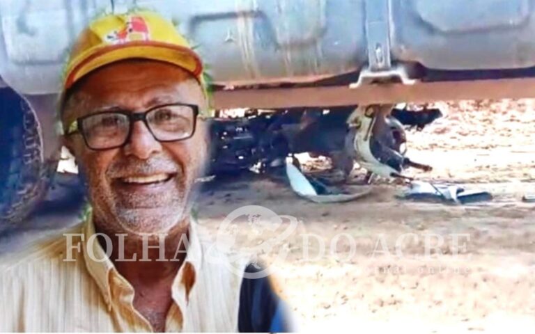 Homem que morreu esmagado por carreta era fazendeiro; moto escorregou durante ultrapassagem