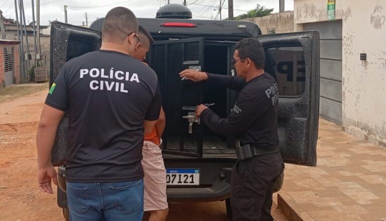 Polícia prende homem condenado por homicídio qualificado em Sena Madureira com apoio da Polícia Penal