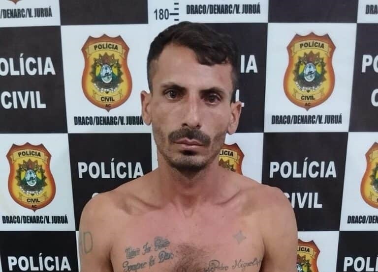 Suspeito de homicídio continua foragido após fugir de escolta policial no Acre