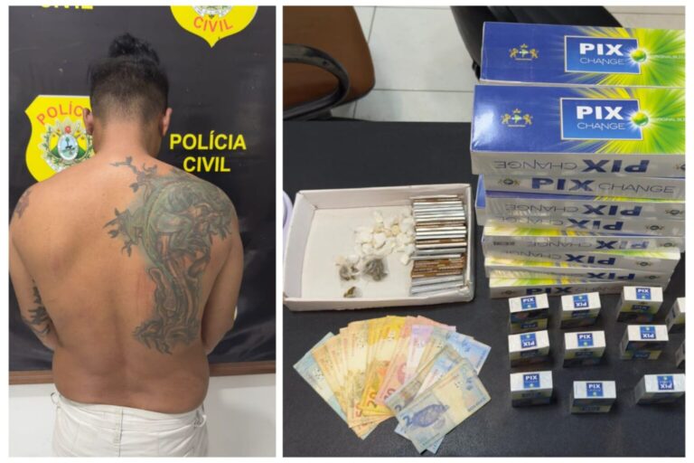 Traficante é preso em ação integrada das polícias Civil e Militar em Marechal Thaumaturgo
