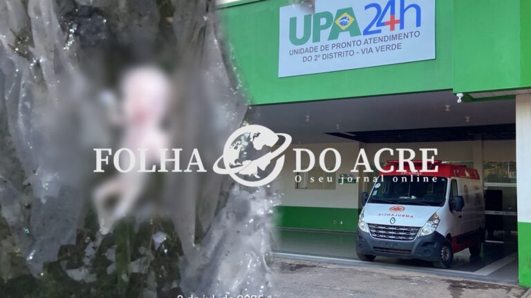 Macabro: feto é encontrado em caixa de gordura da UPA do 2º Distrito de Rio Branco