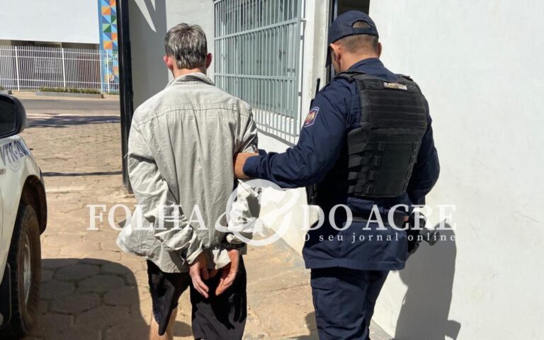 Polícia Militar prende monitorado da Justiça suspeito de roubar moto no Segundo Distrito de Rio Branco
