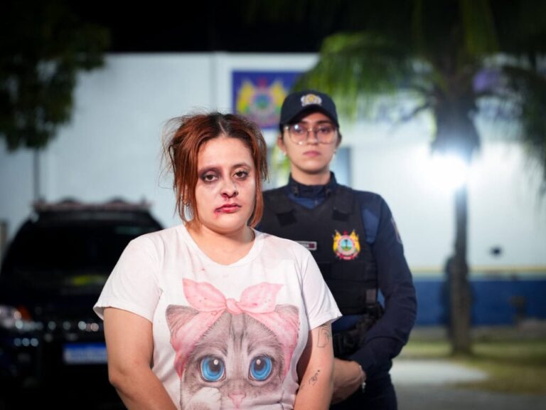 Campanha da PM sobre violência contra a mulher impacta público na Expoacre
